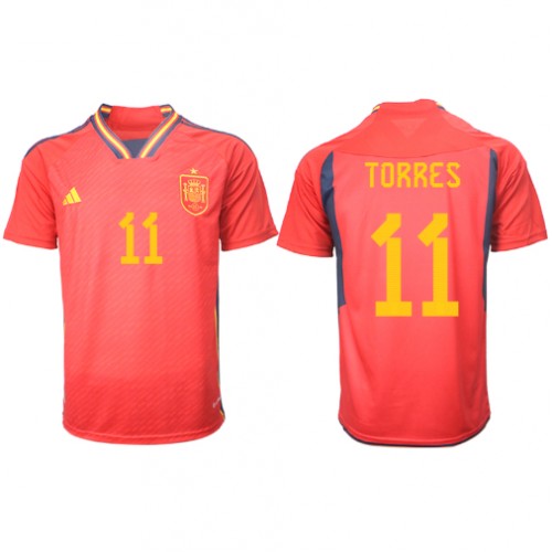 Echipament fotbal Spania Ferran Torres #11 Tricou Acasa Mondial 2022 maneca scurta